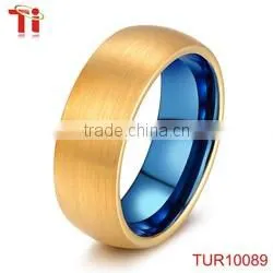 new fashion costume jewelry engagement wedding ring tungsten carbide stainless steel inlay wooden ring mens bands
