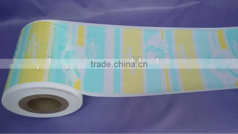 adult diaper raw material with 2 color
