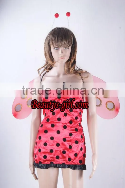 Hot sales new arrival pretty sexy ladybug mascot costume