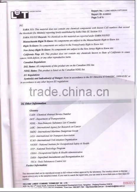 Lingmei etg-iii anti freeze membrane