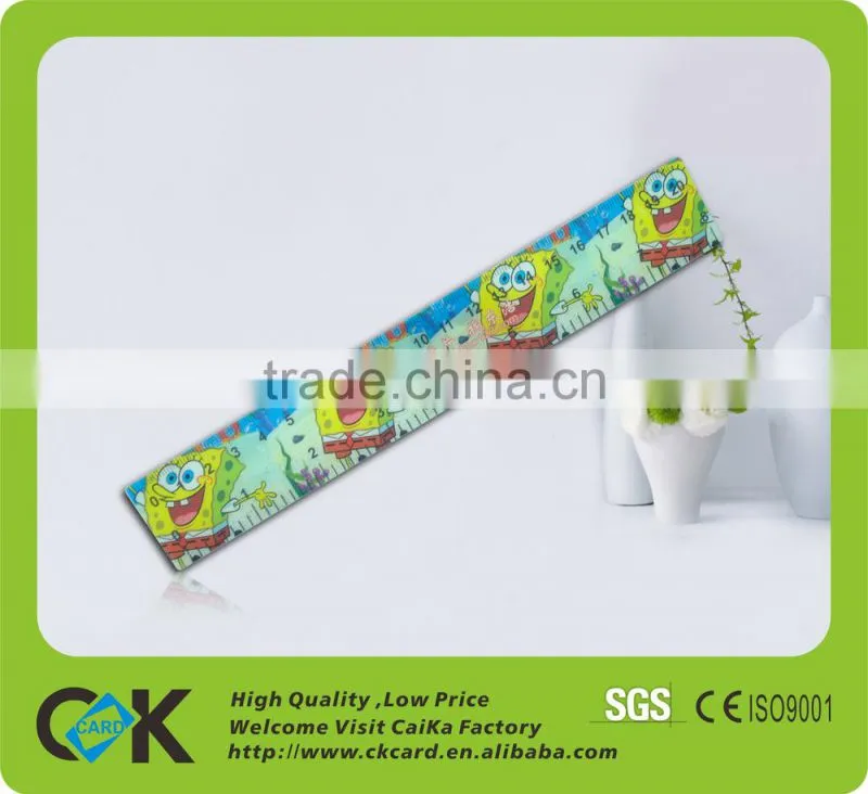 Cheap plastic ruler printing customized from Shenzhen maker