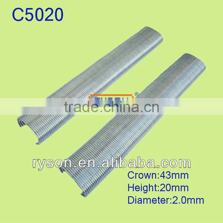 Coir mattress staples gun