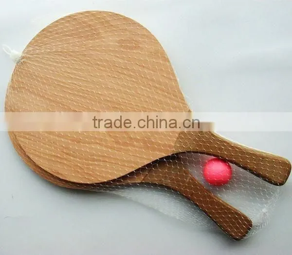 41*24*1.0cm rubber wood beach racket set game