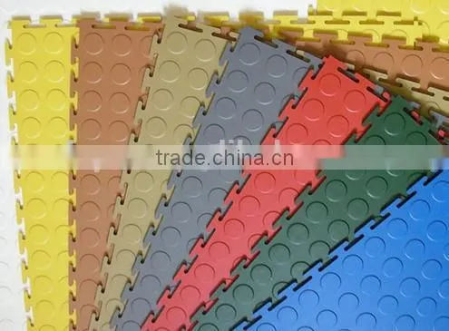 2016 quality plastic floor tiles for garage area