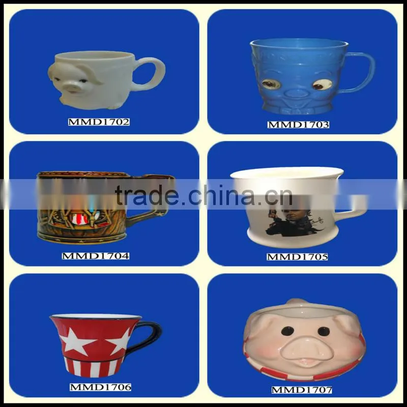 PIG tea mugs ceramic reusable coffee cups