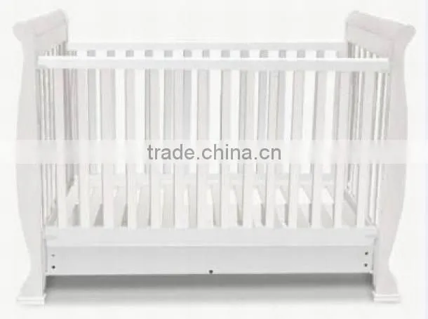 140x70cm multifunctional wooden baby cribs convertible crib