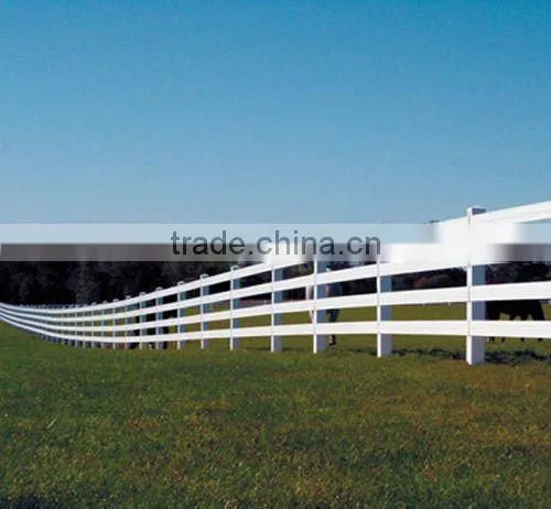 5"x5"3 rails pvc horse fence
