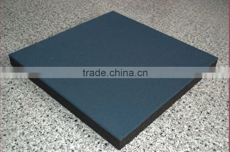 Gym rubber mat ,10mm-50mm rubber flooring tile .rubber floor mat