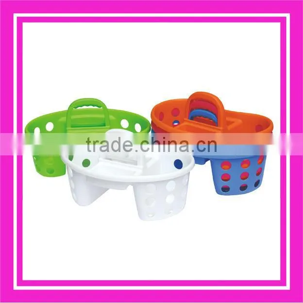 handle plastic caddy basket