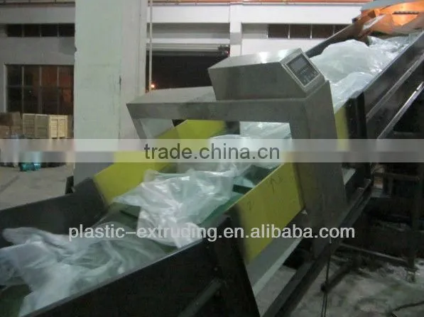 PE film agglomerator granulating line/PE/PP film agglomerator granulating machine