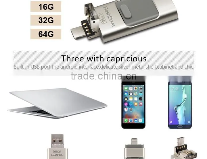 Portable Wholesale 16GB Smartphone OTG USB Flash
