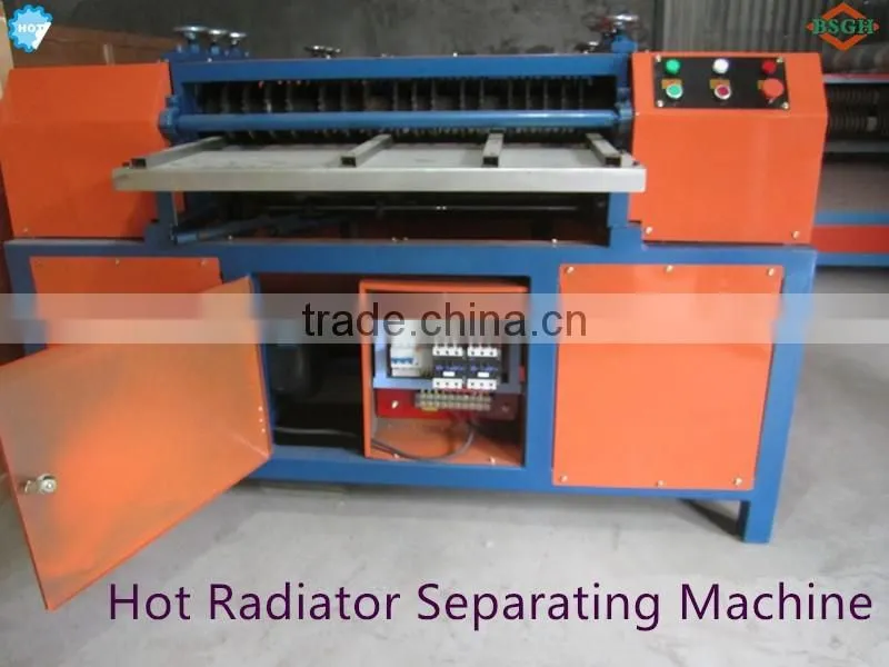 best price and good quality copper And Aluminum radiator Separator Machine with CE certification