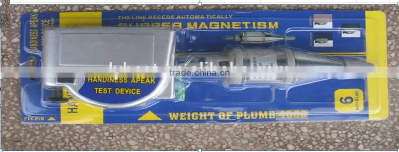 3m yellow plastic box magnetic plumb bob with chromed bob