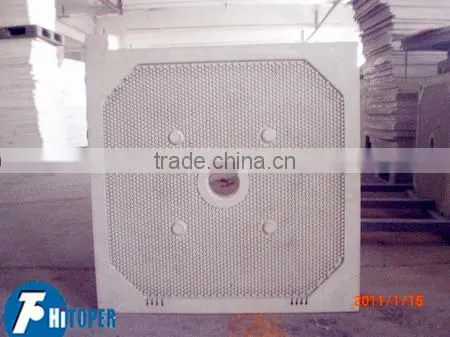Construction material of stainless steel, well plates for filter press