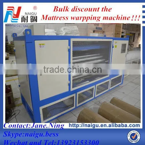 China manufacturer price good quality automatic sponge Roll packing machine wrapping machine