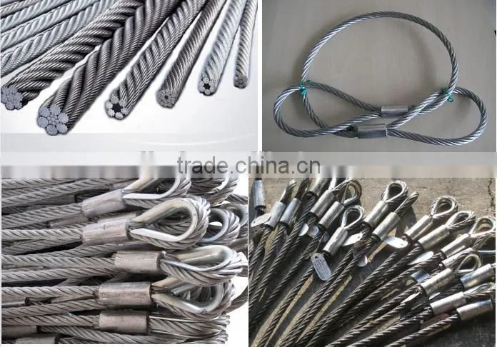 high quality factory price galvanized steel wire rope 9mm