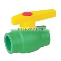 china supplier iron ball plated chrome PPR ball valve
