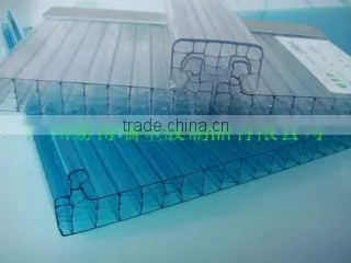 UV protection polycarbonate hollow sheet for swimming pool cove