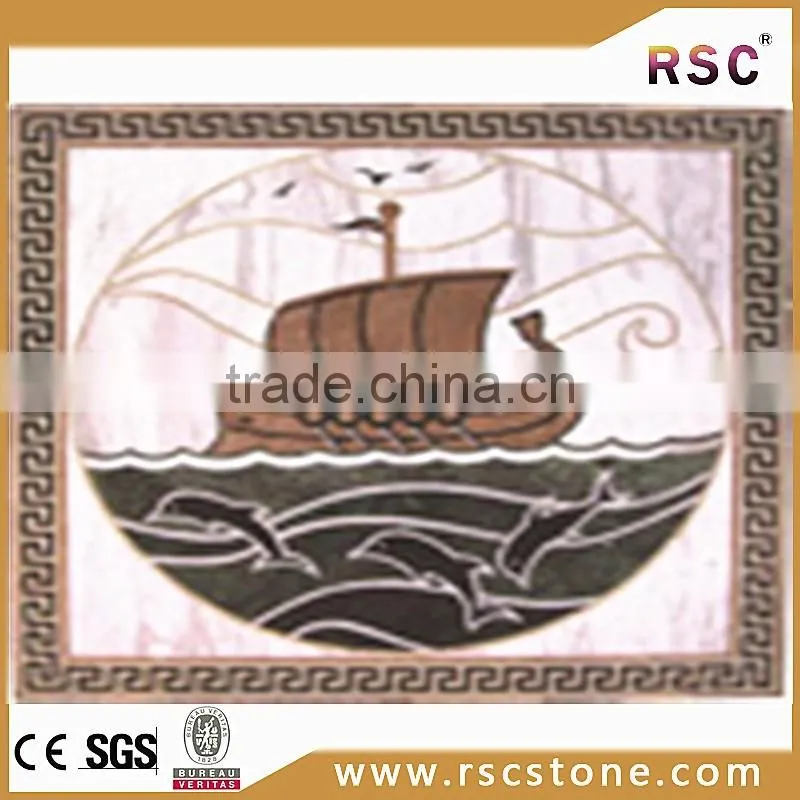 Construction materials marble floor tile for living room patterns
