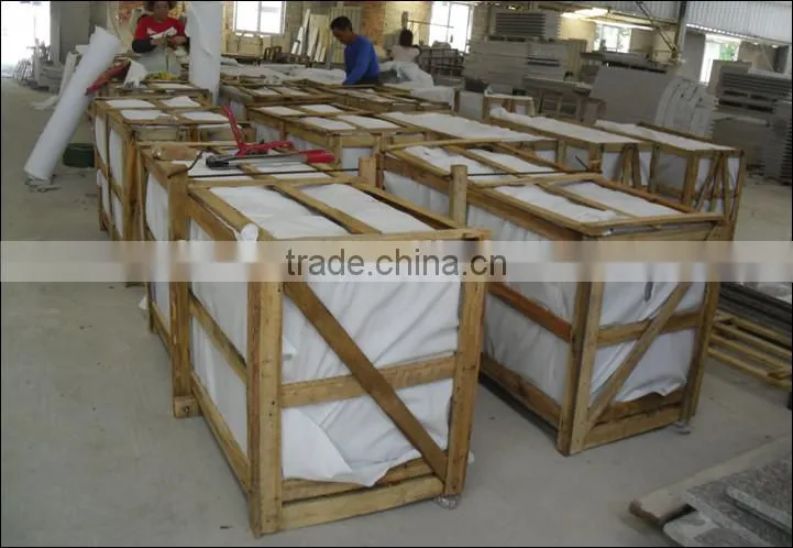 China Black Granite Honed Outdoor Stair Riser