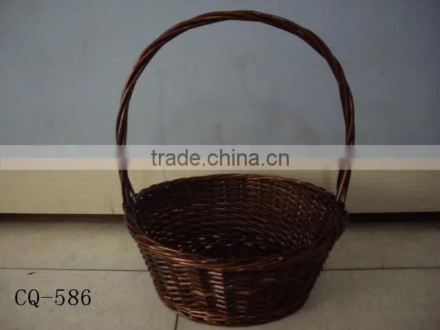 Environmental handicraft baskets small handle wicker with handmade