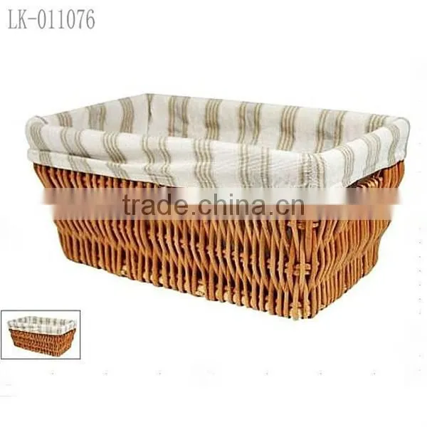 flat wicker basket wholesale