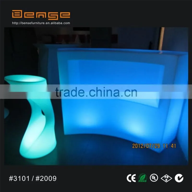 led glass bar table party cocktail tables cooktail table and chair set