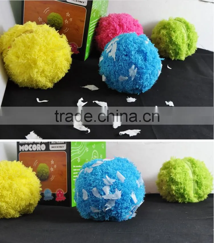 Creative Trending Automatic Robotic Microfiber Mop Ball, House Cleansing Vacuum, Pet Toy Ball, Robot Cleansing Ball