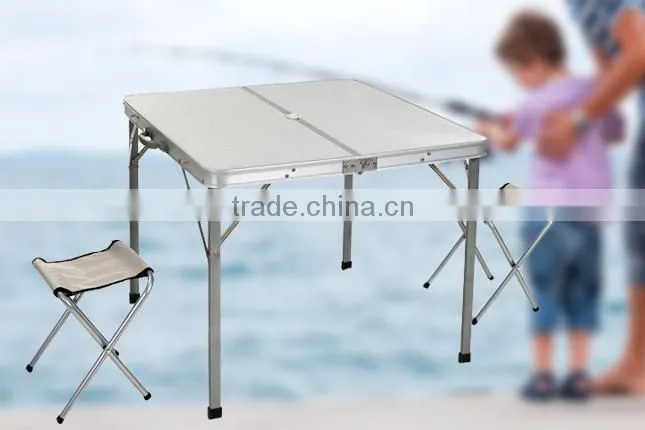 Aluminum Folding Portable Picnic Camping Set Table and Chairs