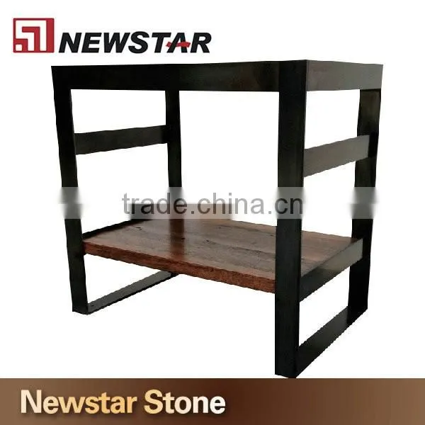 Hotel metal vanity base stainless steel vanity base