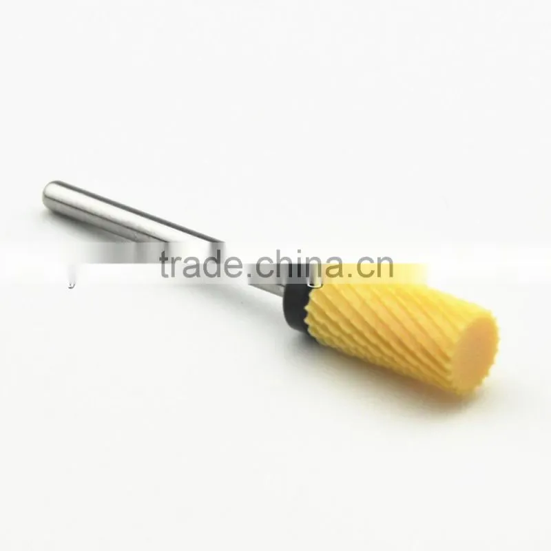 Shank Diameter 2.35mm Colored Ceramic Burr For Nail 1 Piece Huaxing large barrel