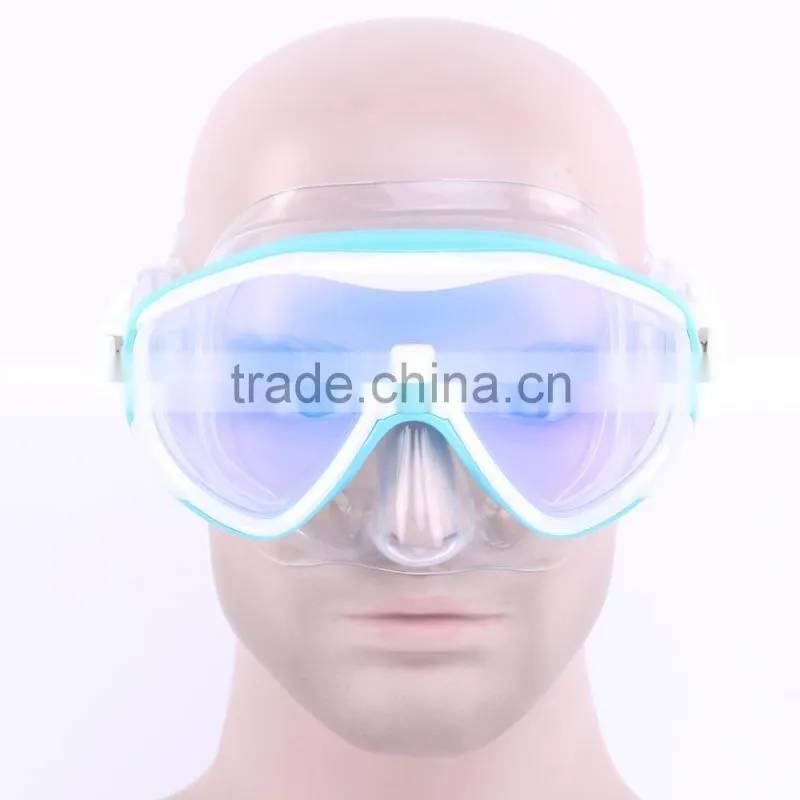 Hot Sale Anti-leak Tempered Glass Adult Diving Goggle