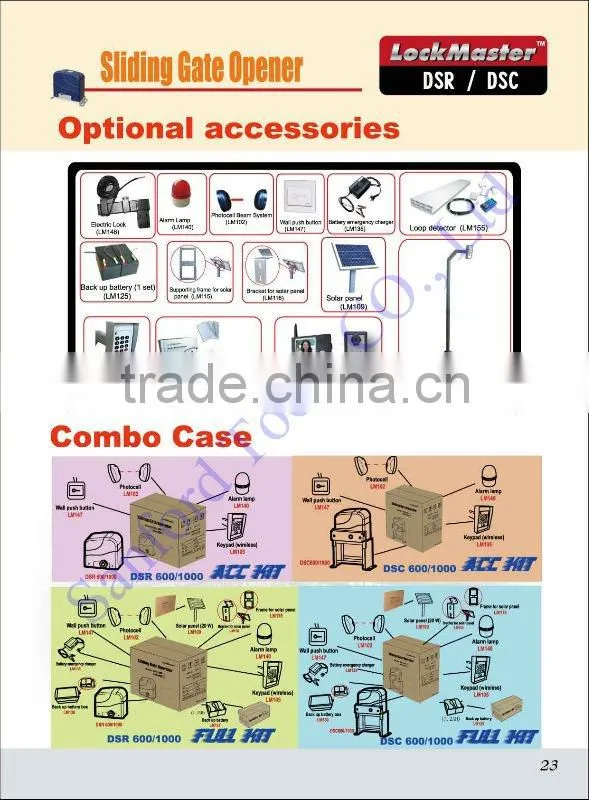 Sliding Gate Opener(DC System) 600KG/1000KG CE Approved