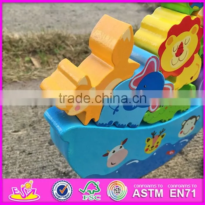 2016 new design funny toddlers wooden balancing toys for 2 year olds W11F047