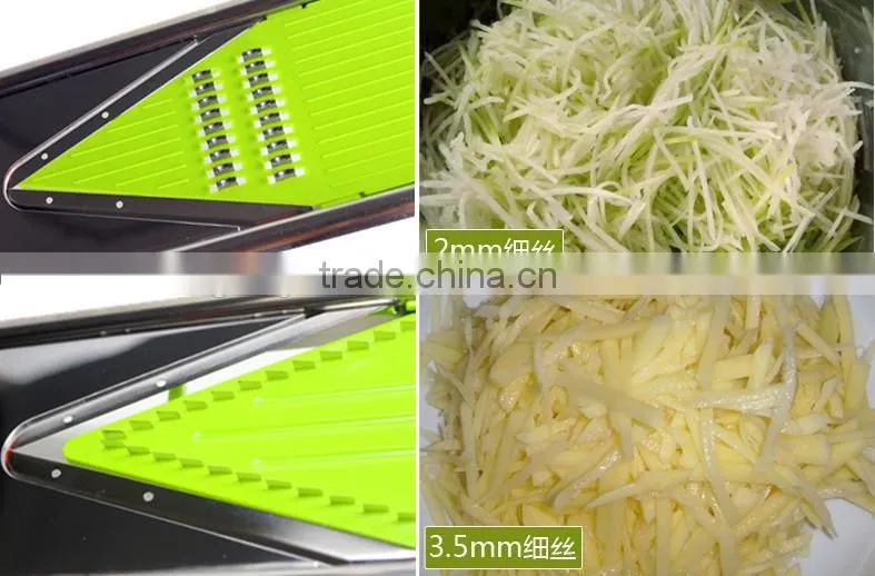 2017 The New Kitchen Stainless Steel V Blade Mandoline Slicer