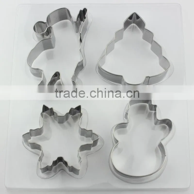 New Design stainless steel pasta cutter human shaped multi cookie cutter