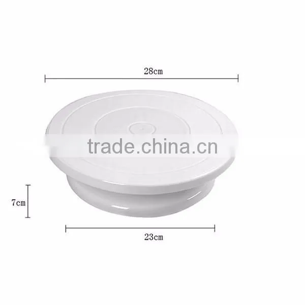 360 Degree Cake Turntable Rotating Cake Stand 28cm