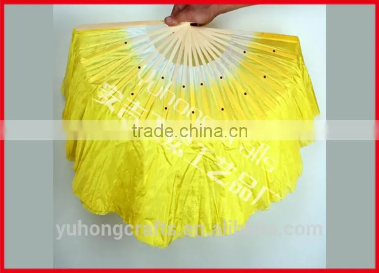 Folk art handmade silk Chinese dance fan