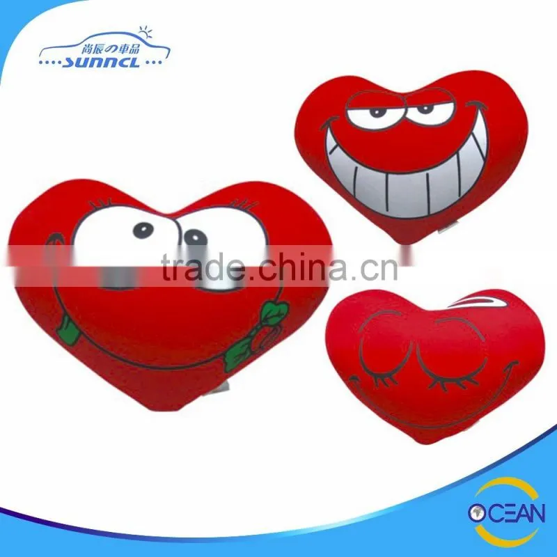 Lovery Cute Car Seat Travel Emoji Cushion , Home Use Emoji Cushion