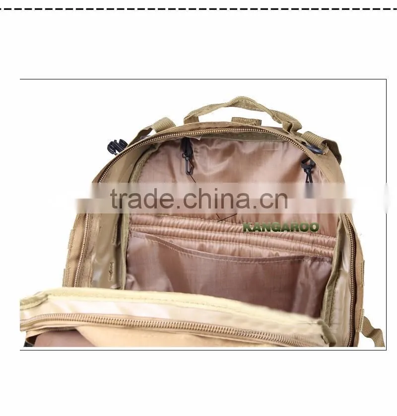 Canvas Camping Camouflage Backpack Bag