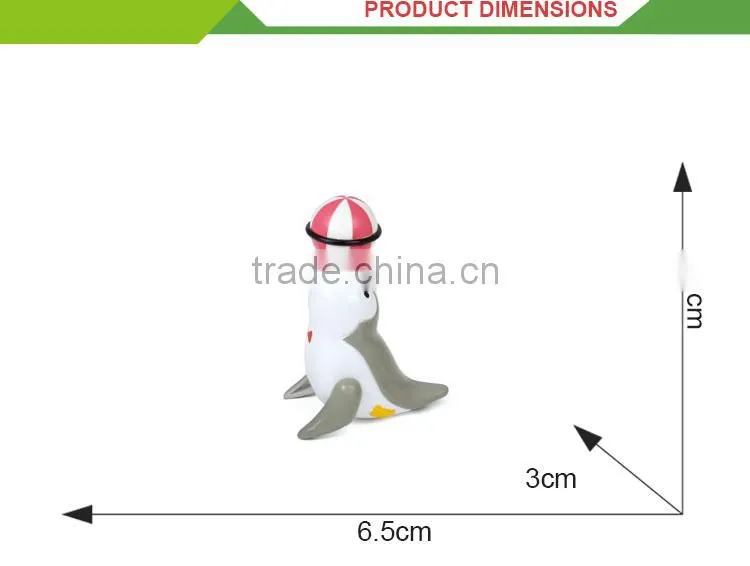 Hot selling kids play wind up set game plastic penguin toy