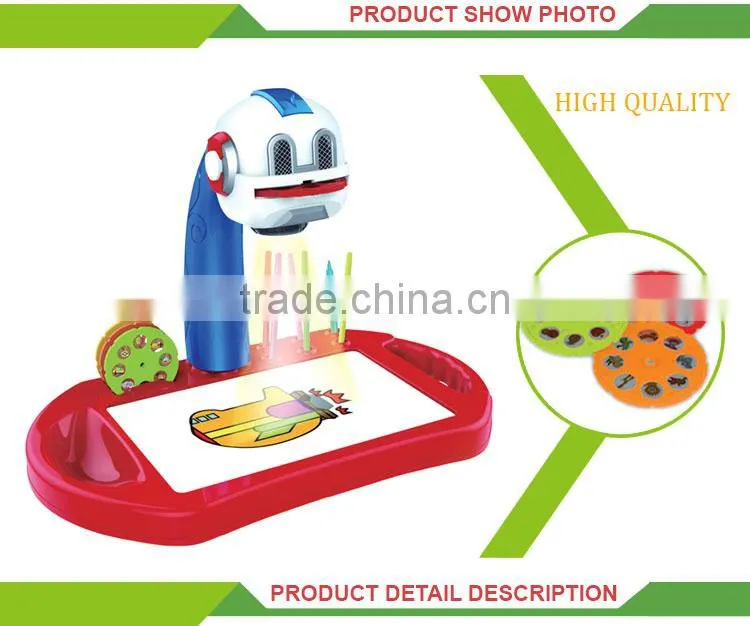High quality children set Intelligent cartoon board drawing projector