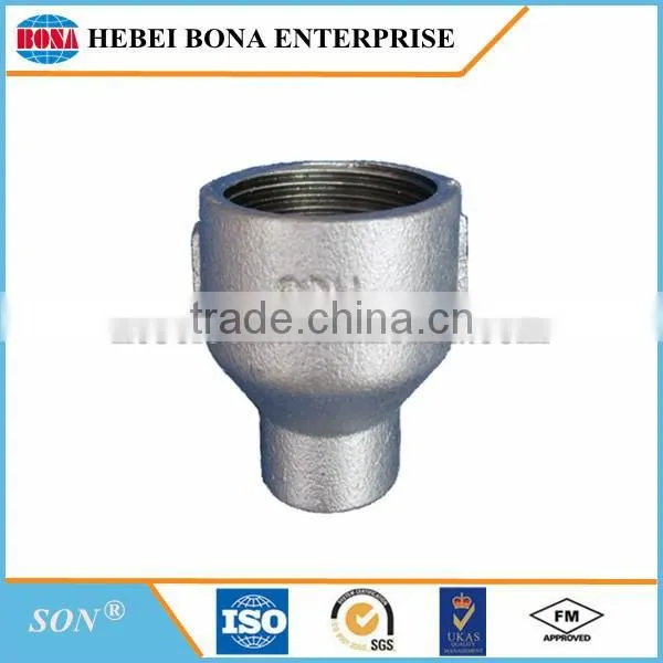 Malleable iron Two Times galvanized pipe fittings