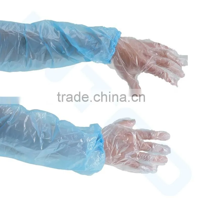 Disposable LDPE arm sleeve covers,Medical Waterproof Sleeve Cover,disposable LDPE sleeve cover with elastic made in China