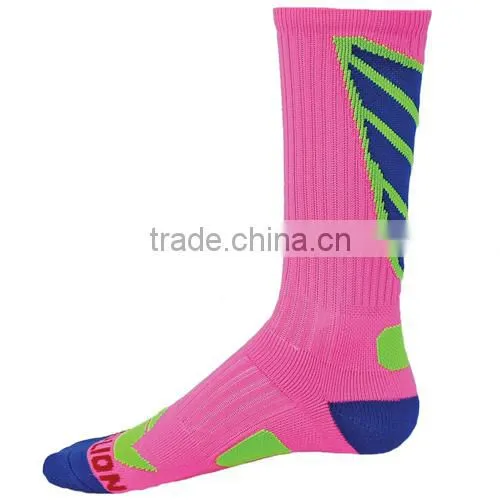 2014 New Happy Bulk Wholesale Basketball Socks