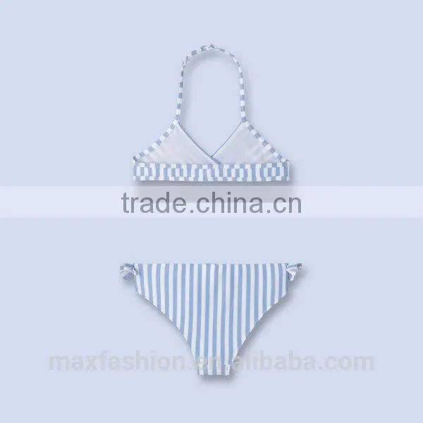 Kids Retro Sexy Crochet Bikini Swimwear
