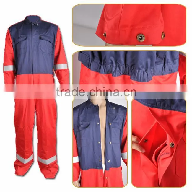 aramid fireproof suit for industrial wokers