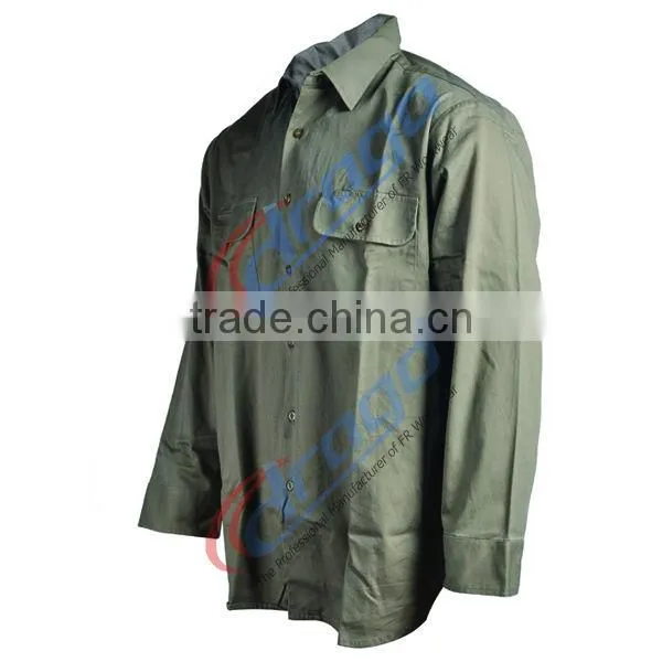 wholesale pure cotton anti-UV insect repellent fireproof shirt