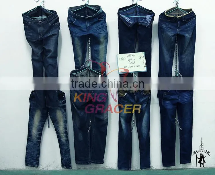 wholesale used men jean pants used clothing original second hand clothes cream uk style