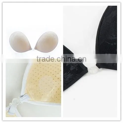 sexy seamless backless strapless invisible fancy lace bra